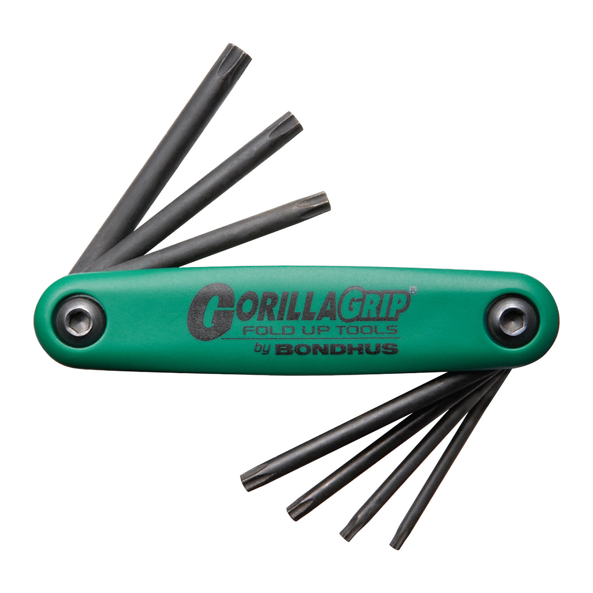 Bondhus Tamper Resistant Torx Fold-Up Set of 7, TR7-TR25, Model 12636